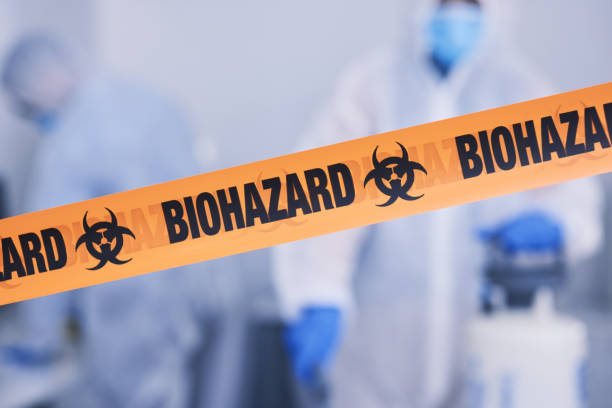Professional Blood Cleanup technician working in Caldwell, OH